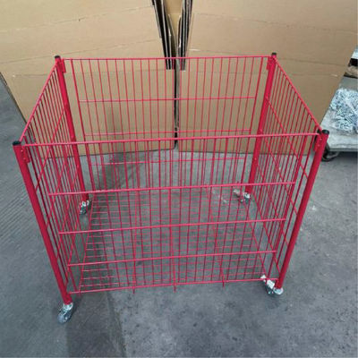 Supermarket Promotion Container Wire Mesh Stacking Baskets