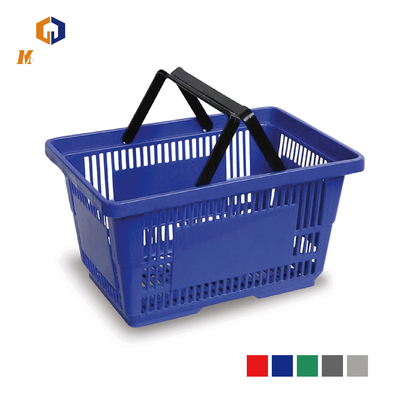 Cesta de la compra de plástico del supermercado Popular Handbasket