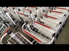 Trolley del aeropuerto en entrega