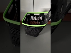 Cesta de compras ligera de plástico de venta caliente