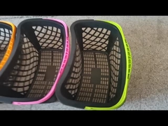 Un solo mango Cosméticos de venta al por menor Cesta de plástico para el supermercado MT-SSB08