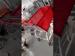 100L - 200L Trolley de medio plástico del supermercado